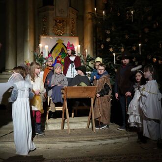 Krippen-Singspiel in der Kirche Raußlitz
