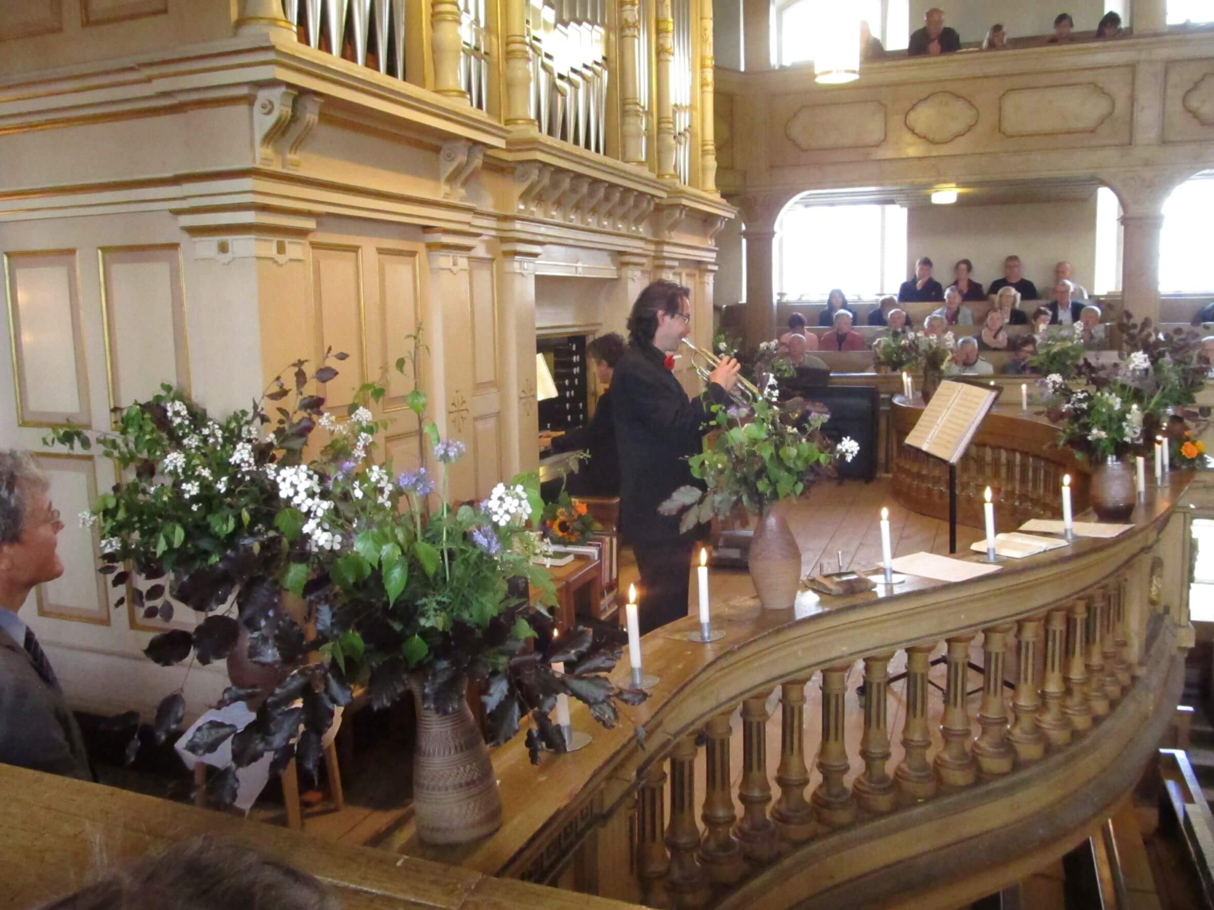 43. Himmelfahrtskonzert Rüsseina, Orgel und Trompete