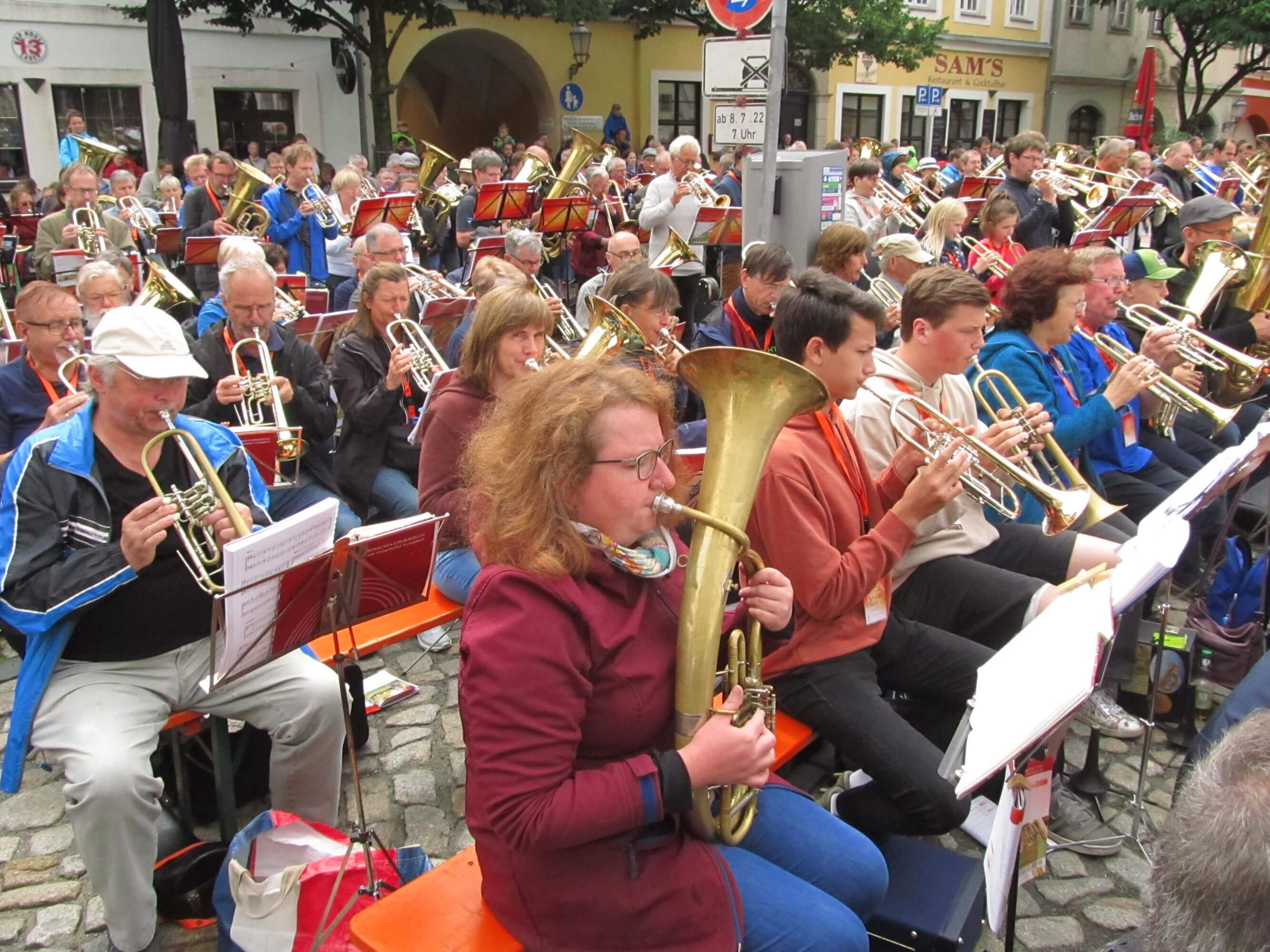 Unser Posaunenchor auf dem Landesposaunenfest in Bautzen