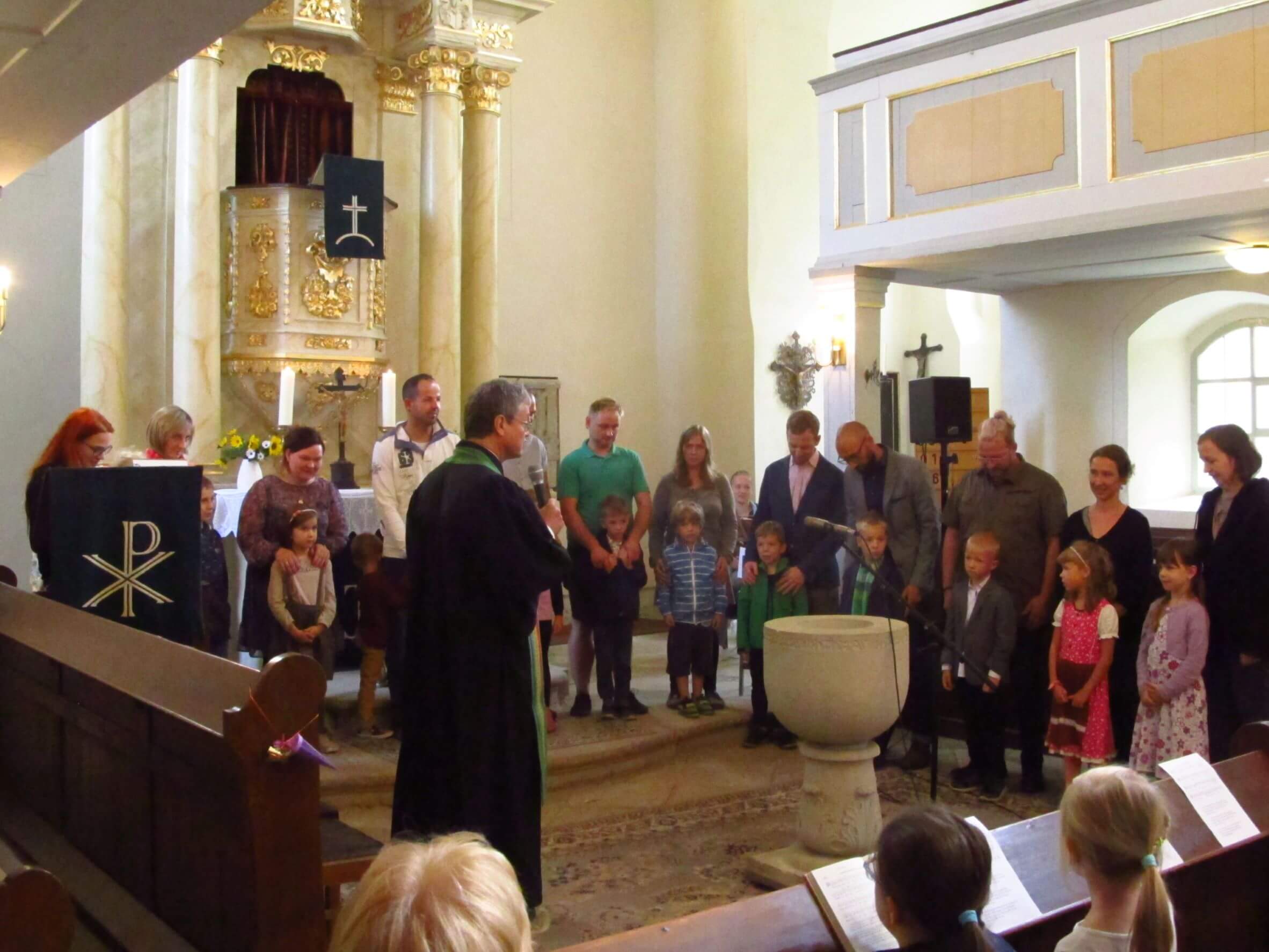 Gottesdienst zum Schulbeginn in Raußlitz