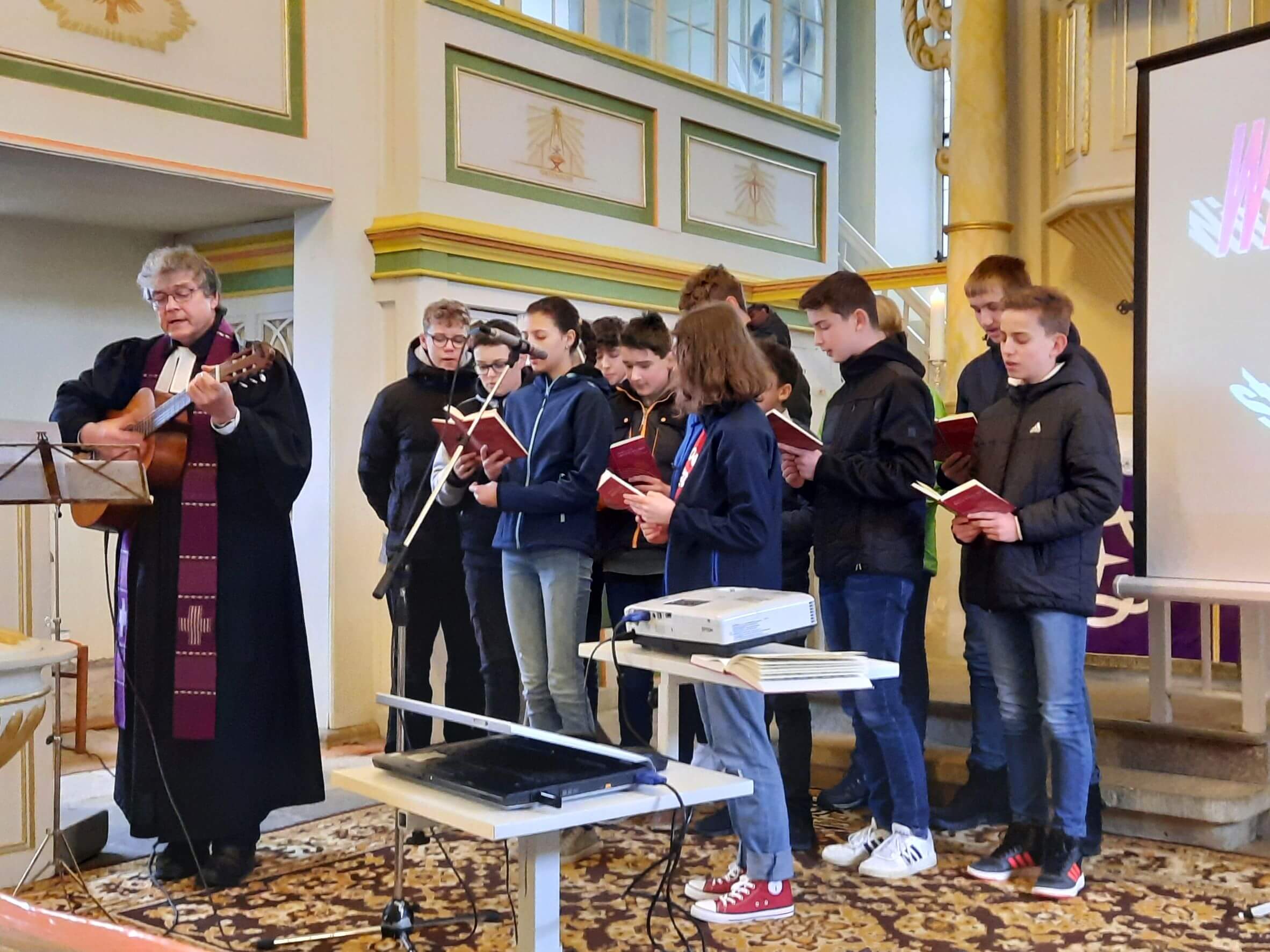 Vorstellungsgottesdienst der Konfis