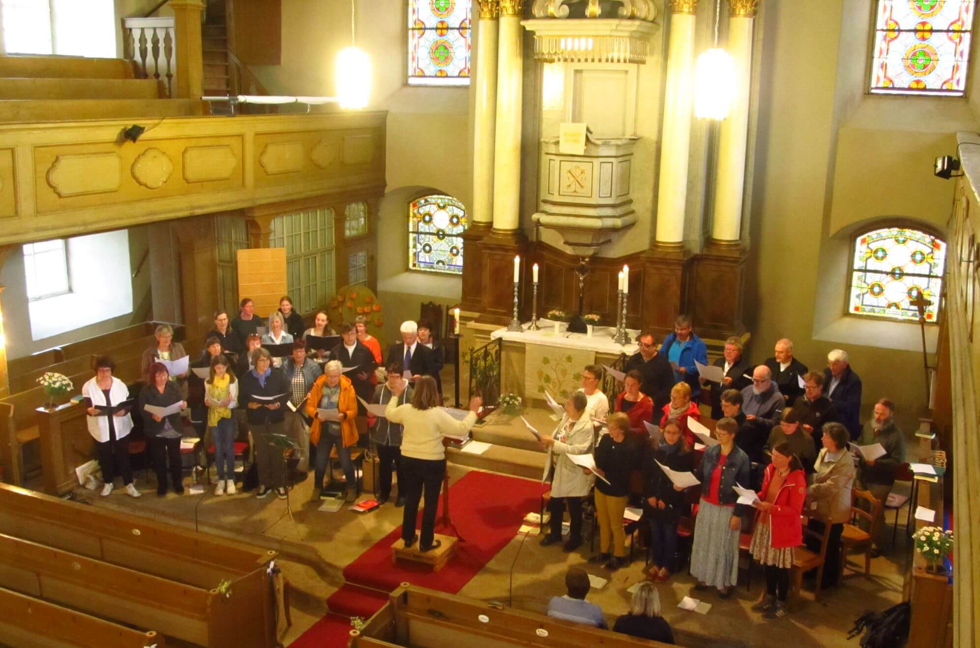 Chor zum Kantate-Gottesdienst