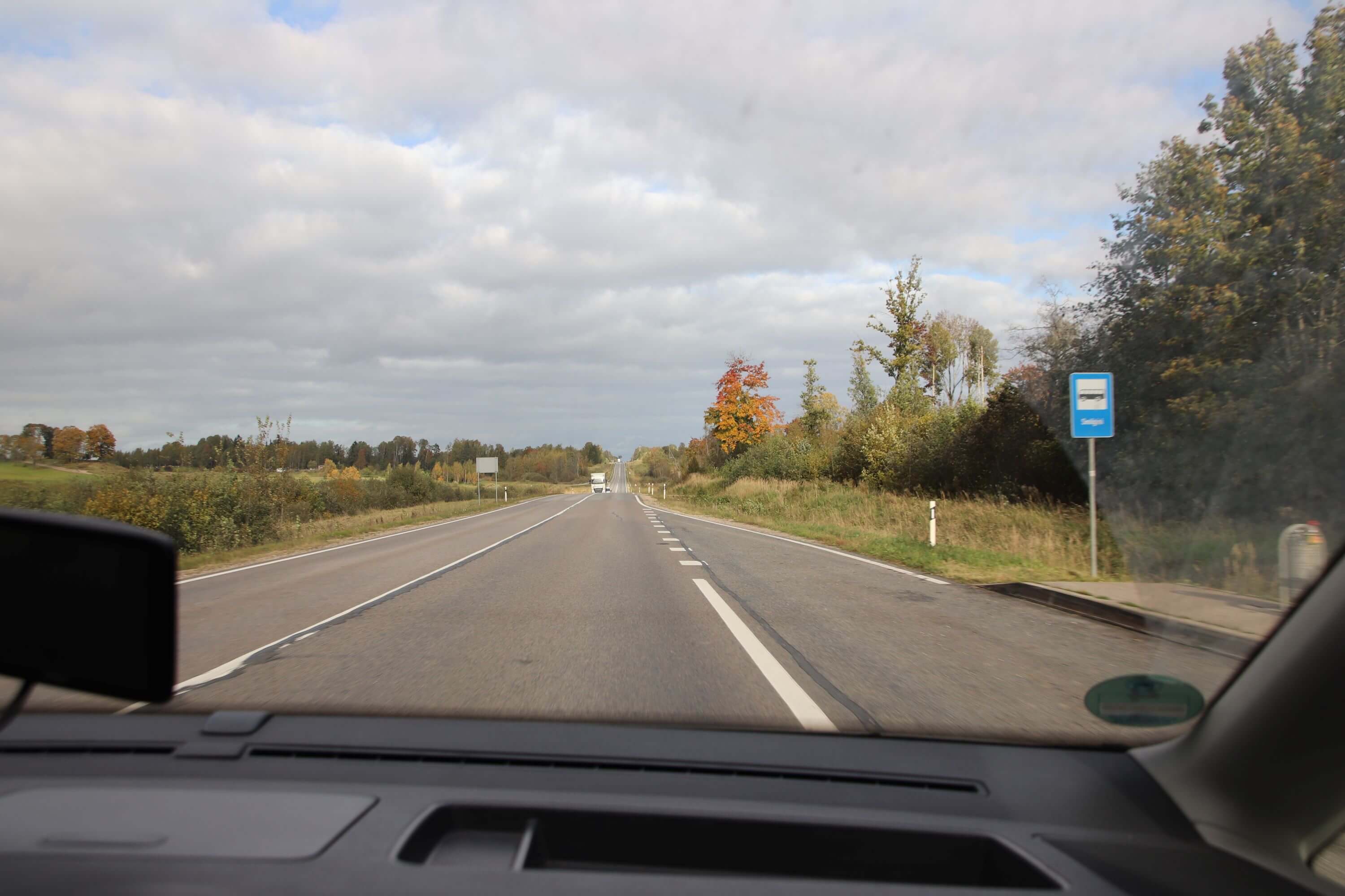 Auf der Fahrt nach Vilaka (Lettland)