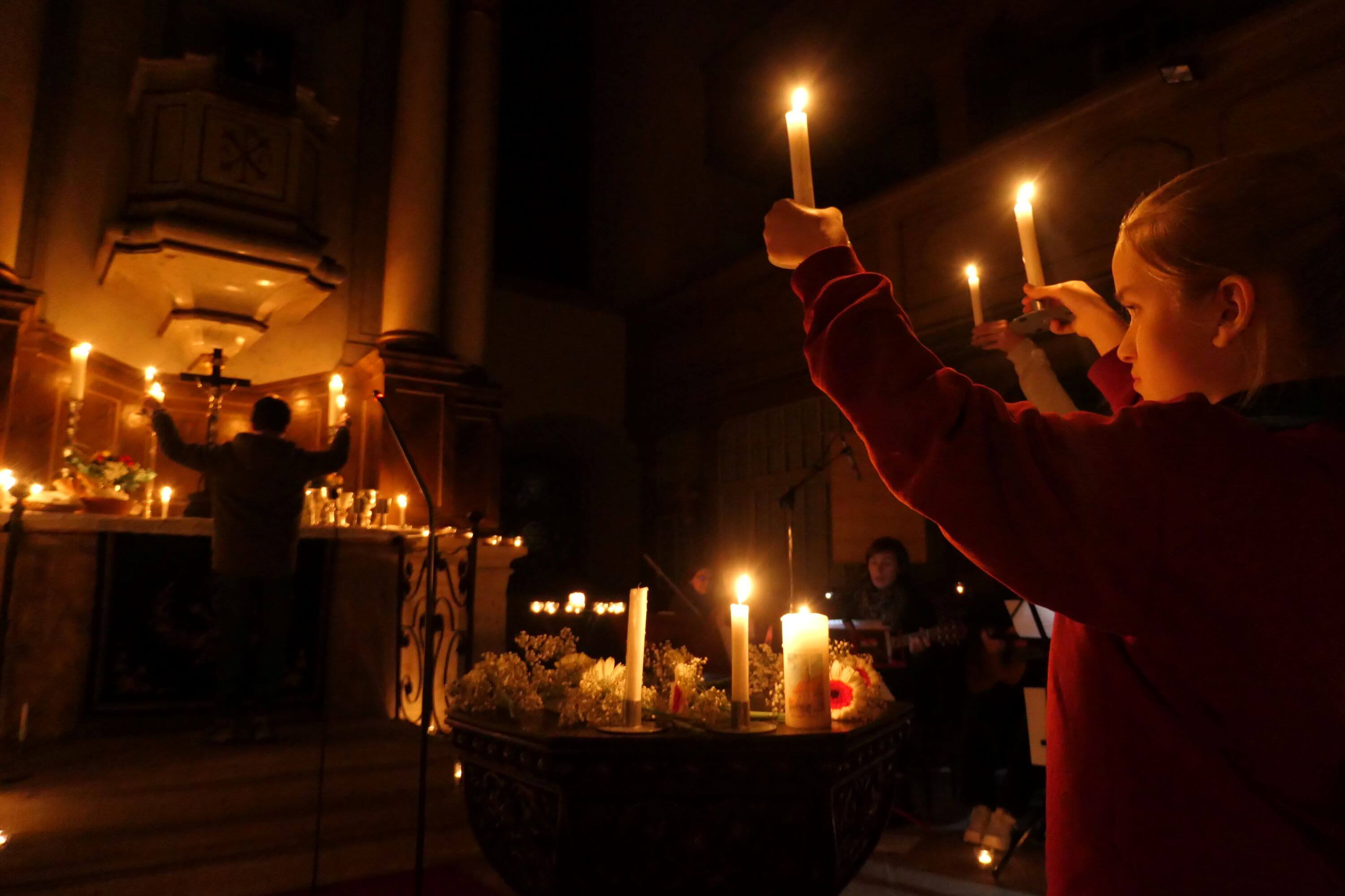 Evangelische Lichtermesse 2023 - gestaltet von Jugendlichen