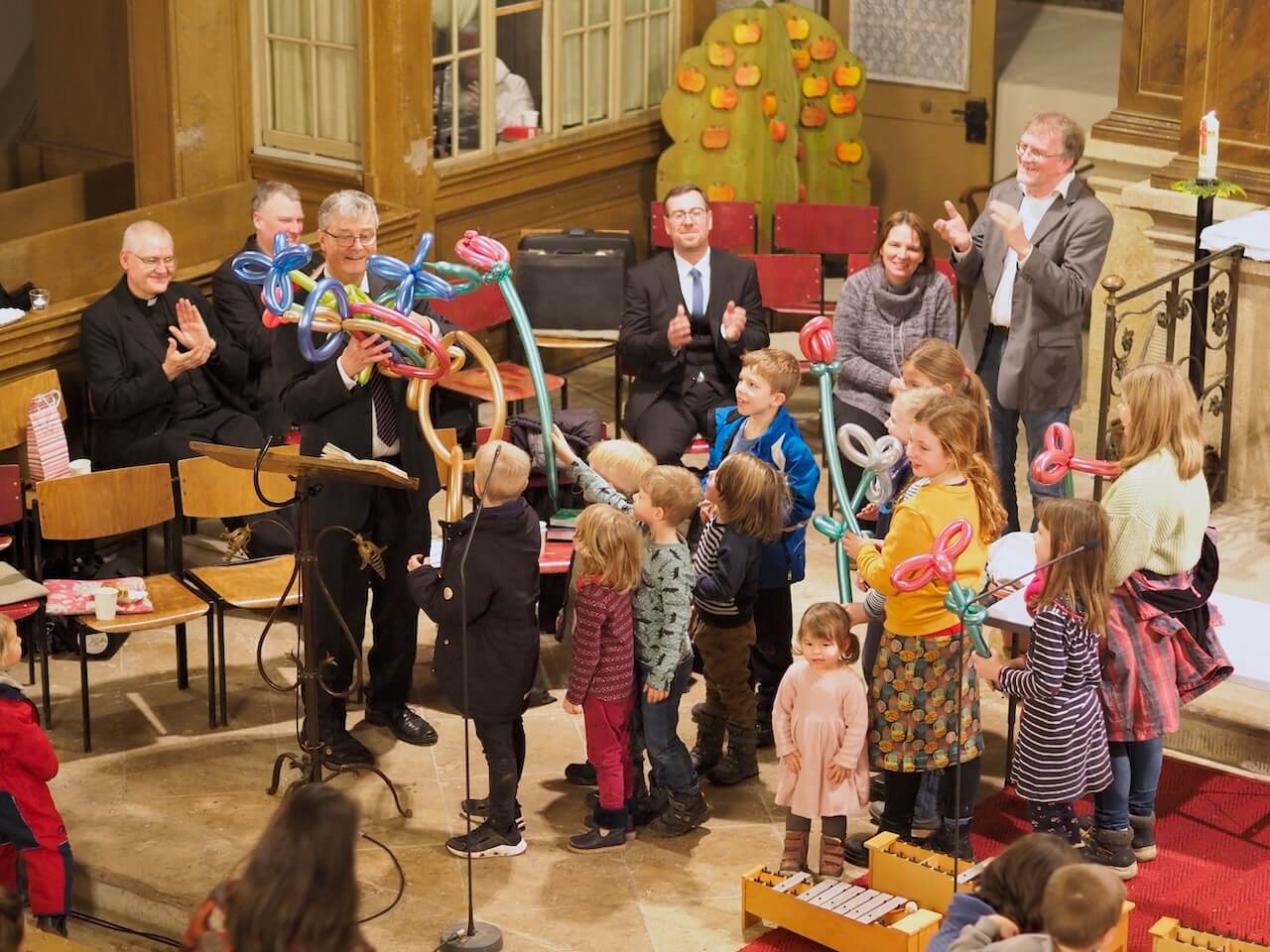 Glückwünsche der Kinder zum Ruhestand