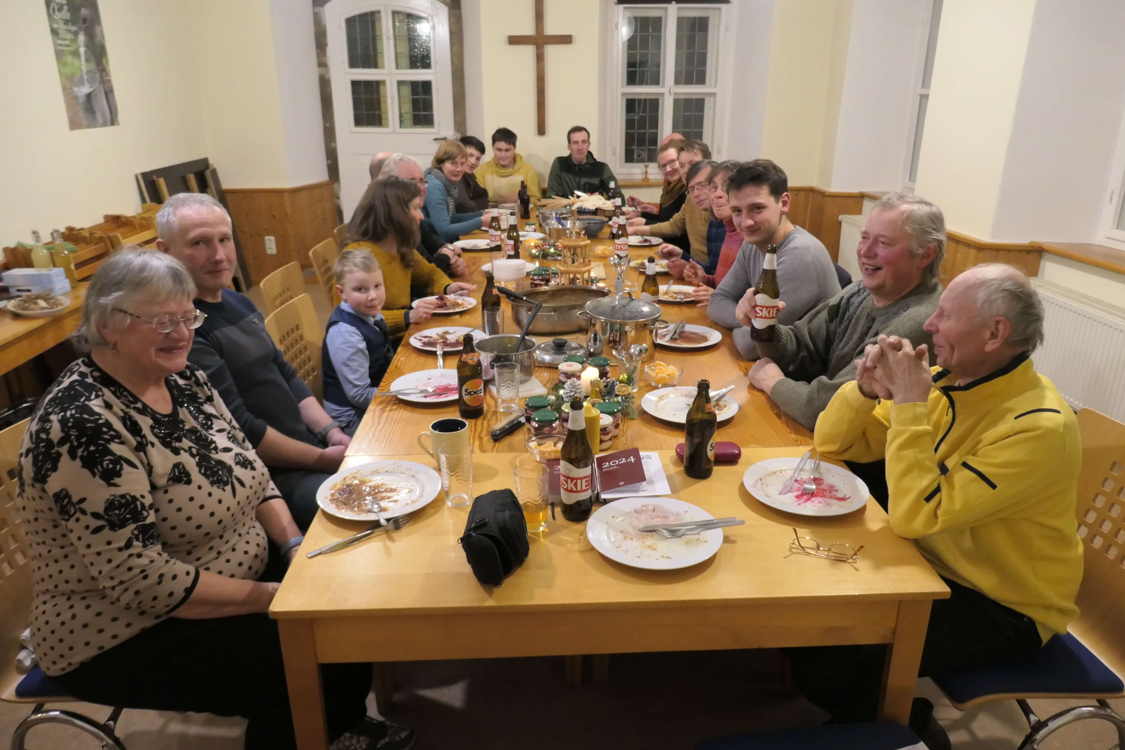Lammbraten-Essen des Posaunenchores Rüsseina
