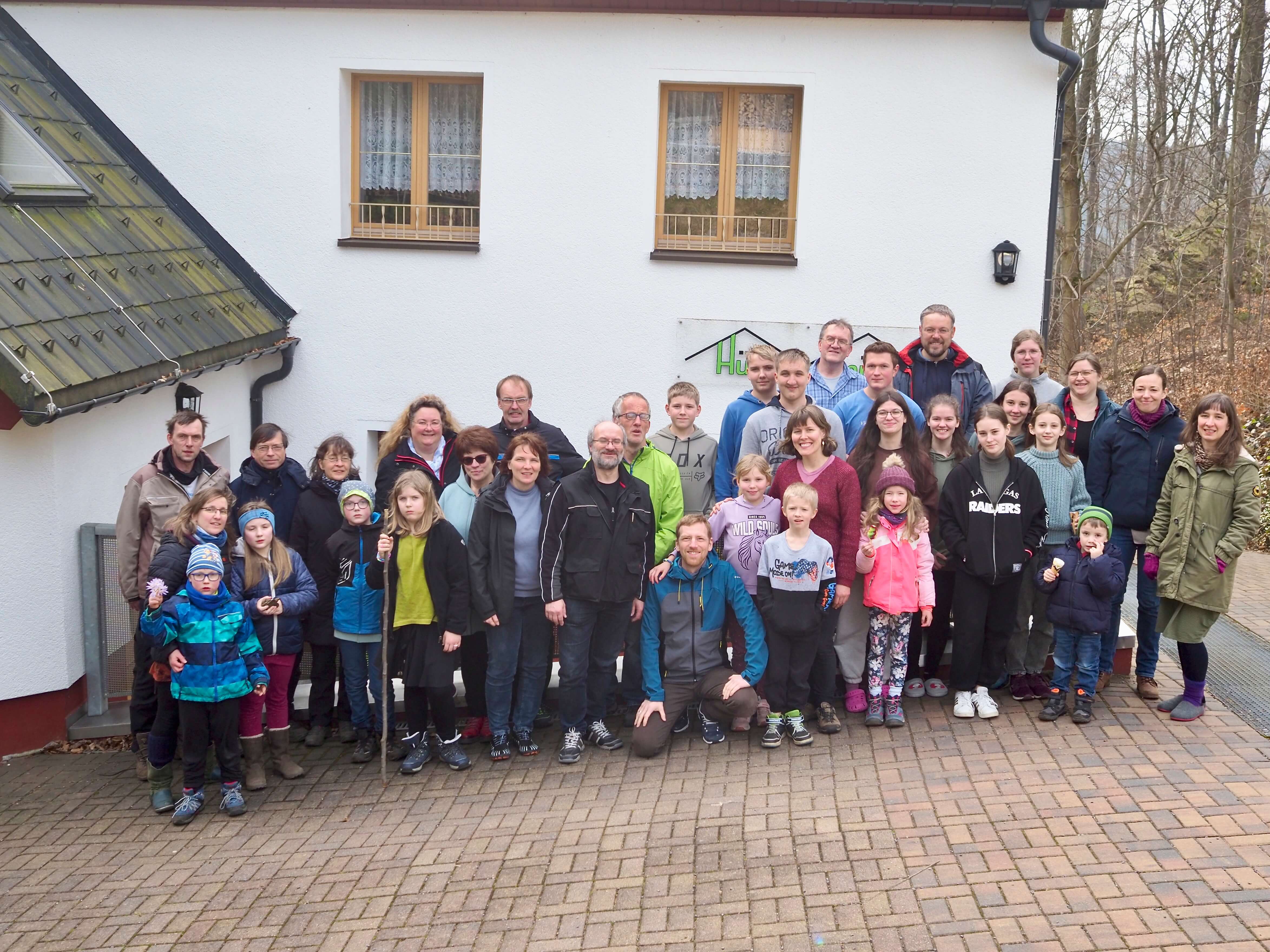 Gemeinderüstzeit Hüttstattmühle - Gruppenfoto
