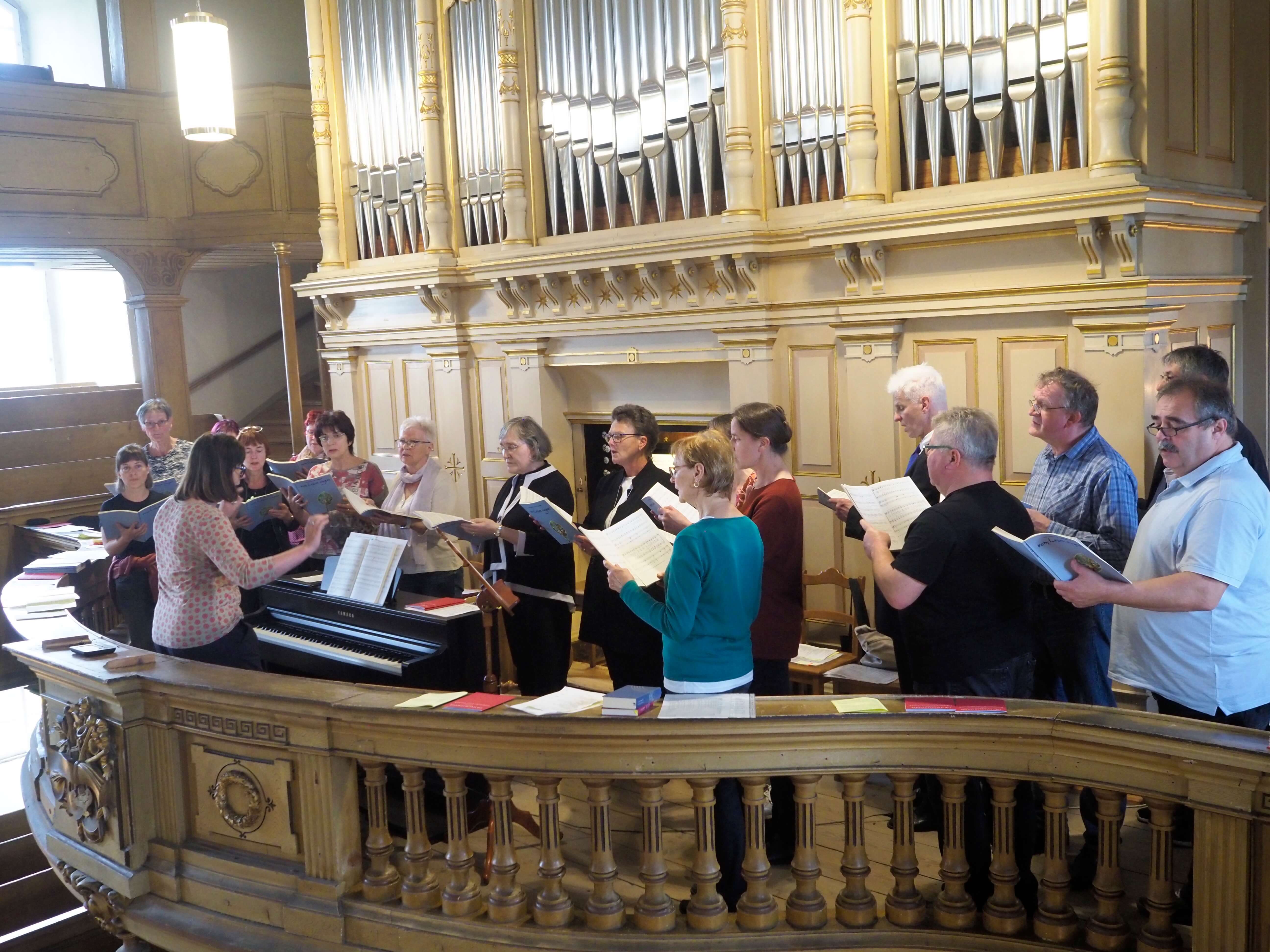 Kirchenchor Rüsseina zur Konfirmation 2024